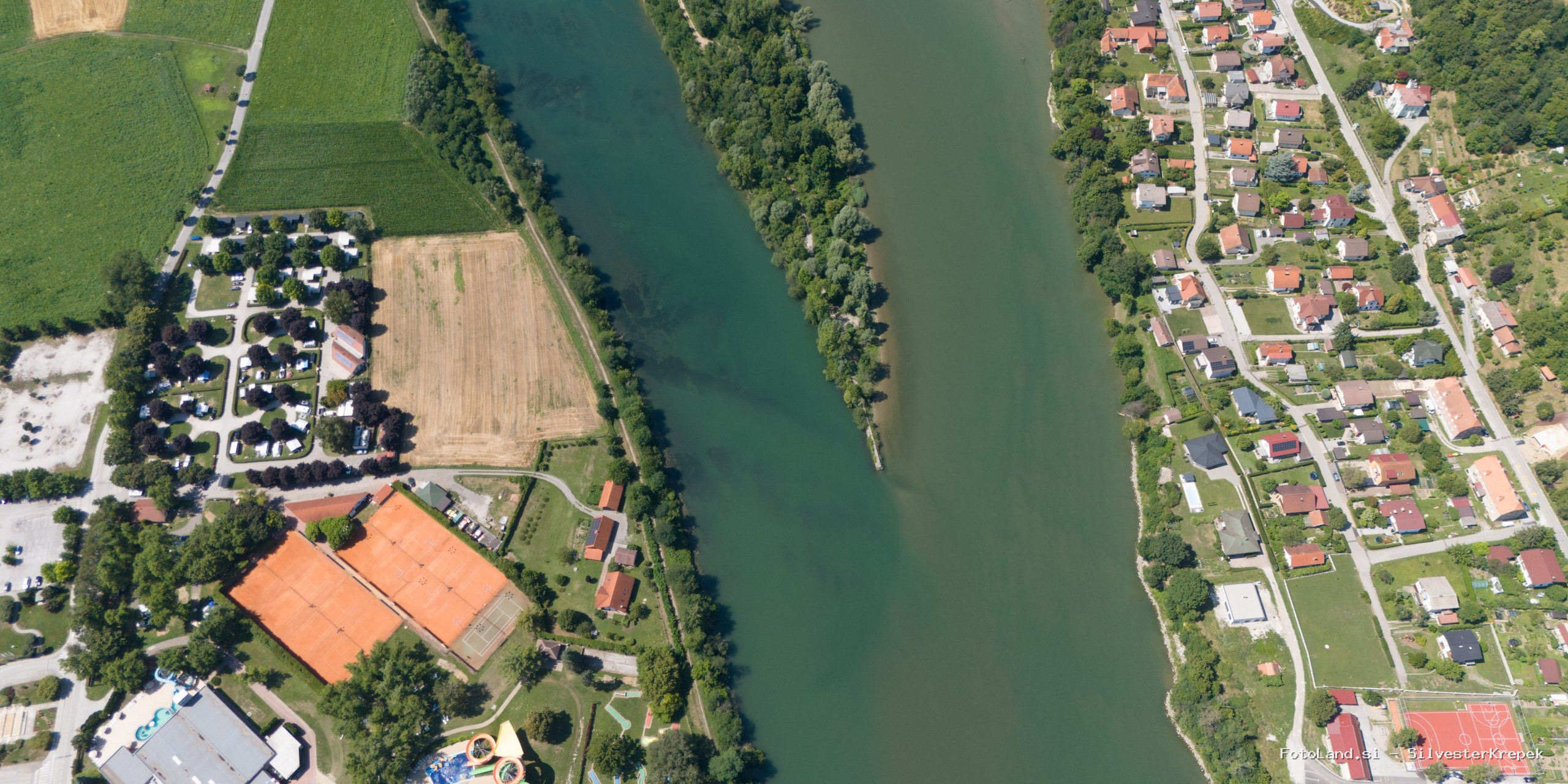 Reka Drava na Ptuju