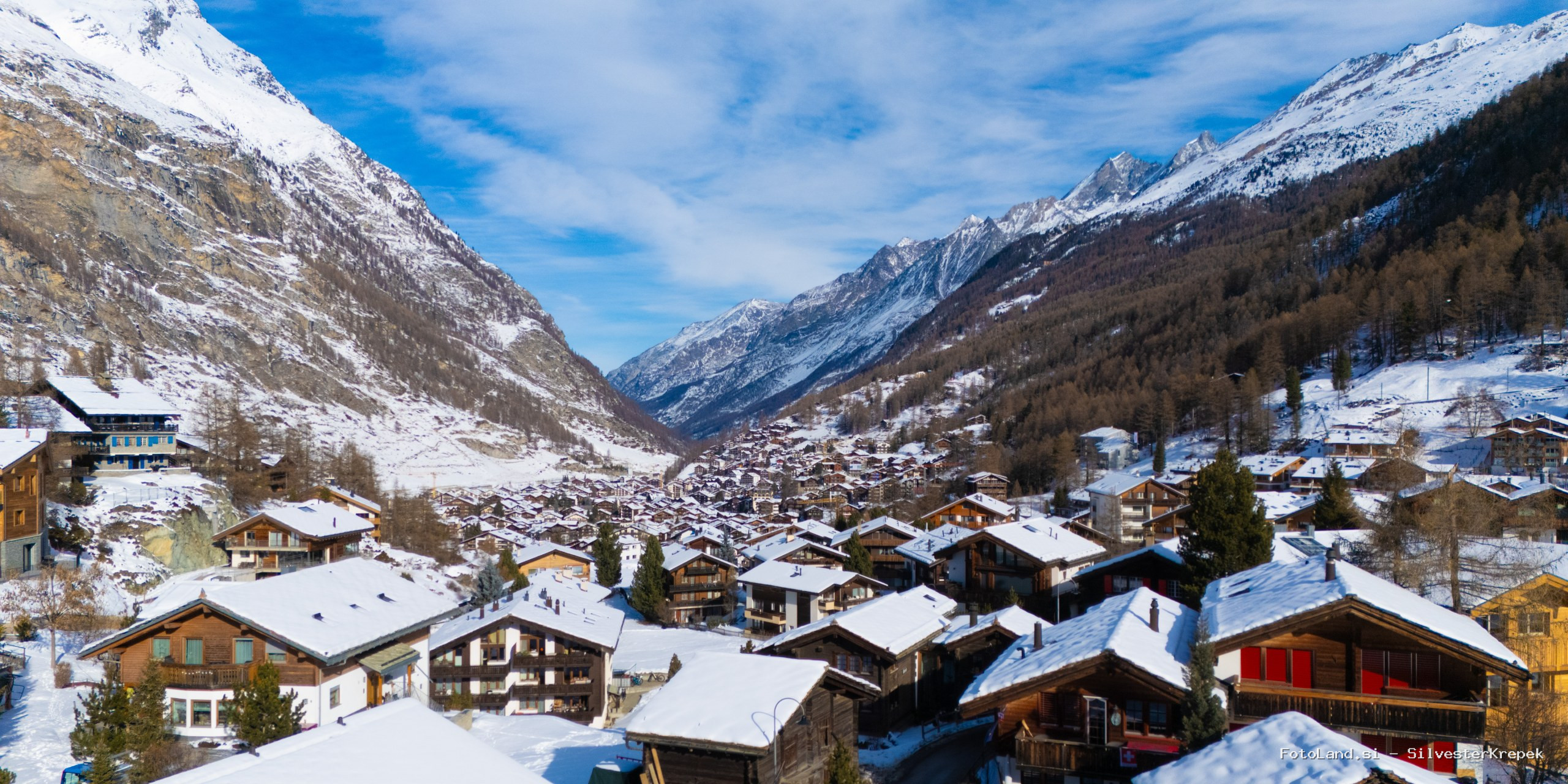 Mesto Zermatt v Švici