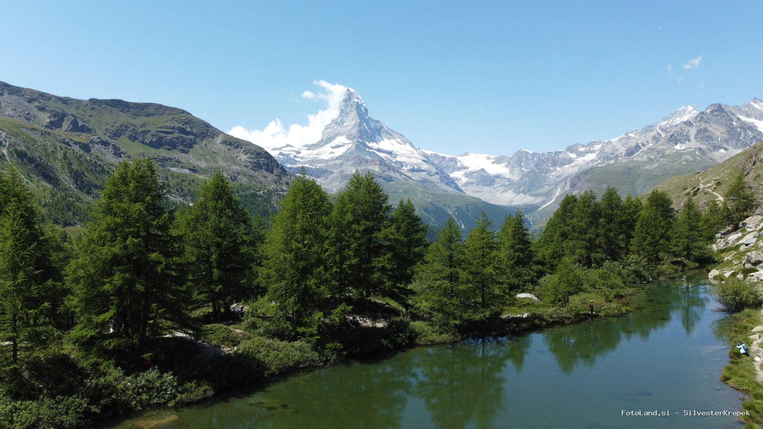 Jezero in Matterhorn