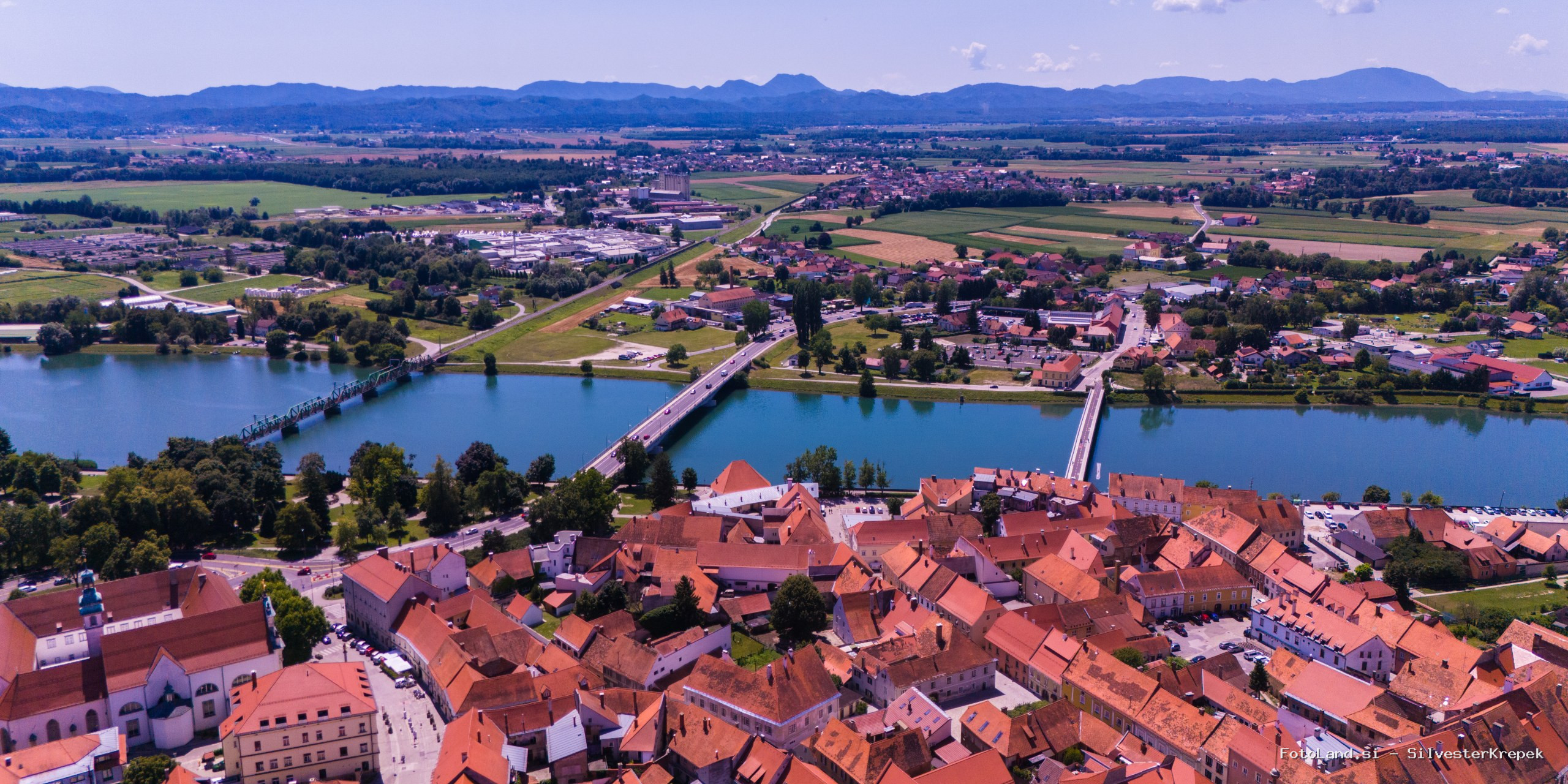 Reka Drava skozi Ptuj