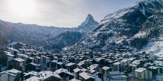 Mesto Zermatt in Matterhorn