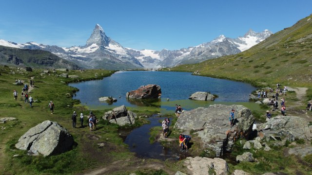 Jezero in Matterhorn